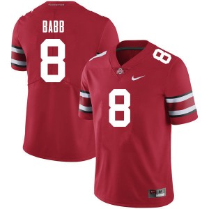 Men Kamryn Babb Red OSU Football #8 Jersey 184871-668