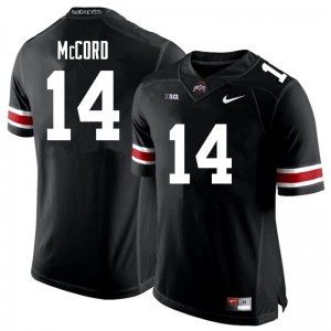 Men Kyle McCord Black OSU Buckeyes Football #14 Jersey 480372-667