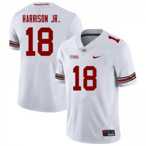 Men Marvin Harrison Jr. White OSU Buckeyes Football #18 Jersey 218977-432