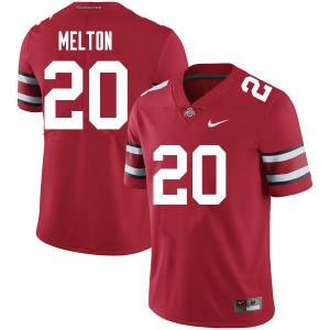 Men Mitchell Melton Red Ohio State Football #20 Jersey 539650-868