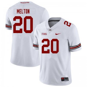 Men Mitchell Melton White OSU Football #20 Jersey 705877-184