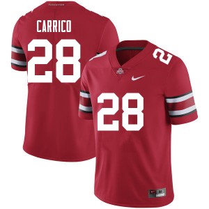 Men Reid Carrico Red Ohio State Buckeyes Football #28 Jersey 111868-719
