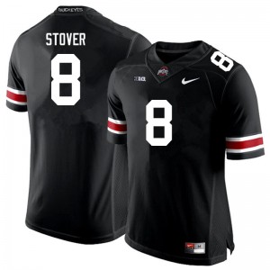Men Cade Stover Black OSU Football #8 Jersey 200662-760