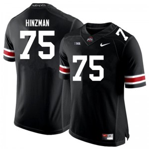 Men Carson Hinzman Black OSU Football #75 Jersey 235263-710