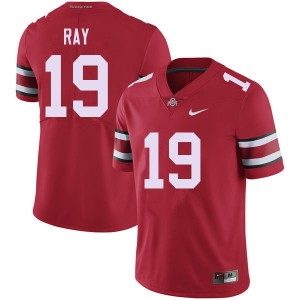 Men Chad Ray Red Ohio State Buckeyes Football #19 Jersey 357661-541