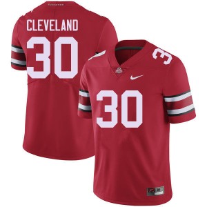 Men Corban Cleveland Red Ohio State Football #30 Jersey 352210-579