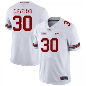 Men Corban Cleveland White Ohio State Buckeyes Football #30 Jersey 863379-612