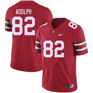 Men David Adolph Red OSU Football #82 Jersey 134828-172