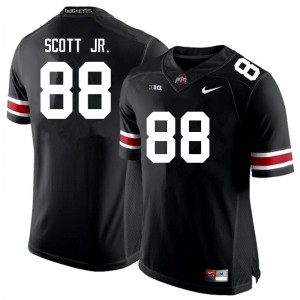Men Gee Scott Jr. Black Ohio State Football #88 Jersey 527206-815
