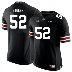 Men Jay Stoker Black Ohio State Buckeyes Football #52 Jersey 493804-142