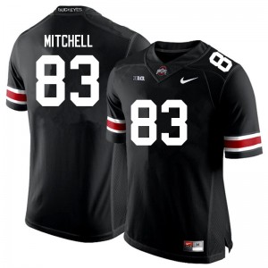 Men Joop Mitchell Black Ohio State Football #83 Jersey 464634-477