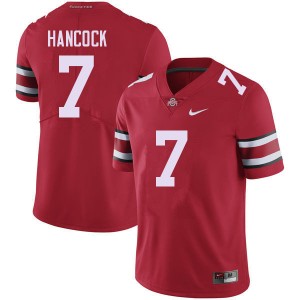 Men Jordan Hancock Red OSU Football #7 Jersey 366122-209