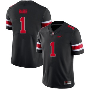 Men Kamryn Babb Blackout OSU Buckeyes Football #1 Jersey 252988-137