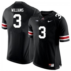 Men Miyan Williams Black Ohio State Buckeyes Football #3 Jersey 685810-642