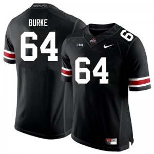 Men Quinton Burke Black Ohio State Football #64 Jersey 407880-404
