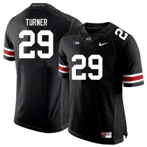 Men Ryan Turner Black OSU Football #29 Jersey 656836-556
