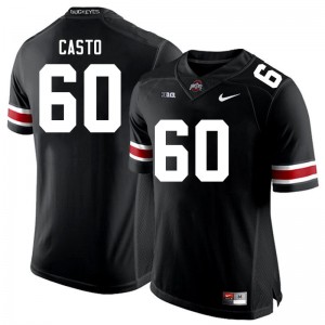 Men Cade Casto Black Ohio State Football #60 Jersey 877621-987