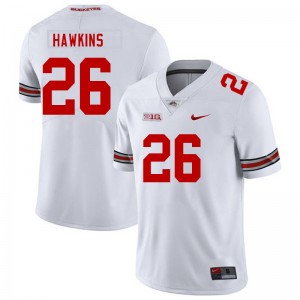 Men Cedrick Hawkins White Ohio State Buckeyes Football #26 Jersey 831601-592