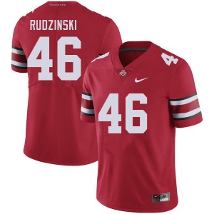 Men Ryan Rudzinski Red Ohio State Buckeyes Football #46 Jersey 764957-316