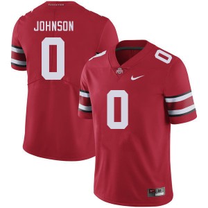Men Xavier Johnson Red OSU Football #0 Jersey 755336-411