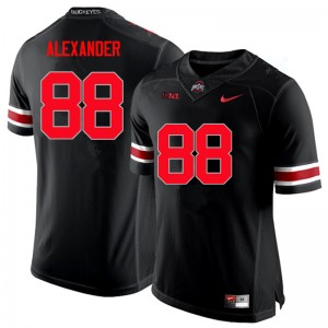 Men AJ Alexander Black OSU Football #88 Jersey 160182-932