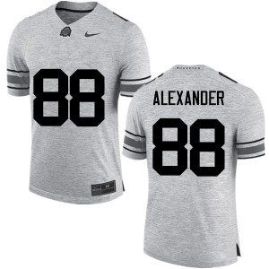 Men AJ Alexander Gray OSU Football #88 Jersey 438612-415