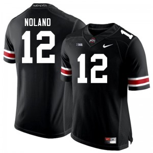 Men Air Noland Black Ohio State Football #12 Jersey 142093-475