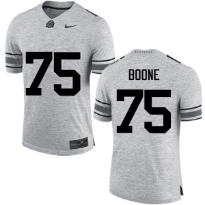 Men Alex Boone Gray Ohio State Football #75 Jersey 493609-654