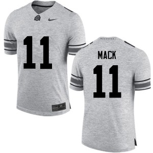 Men Austin Mack Gray Ohio State Football #11 Jersey 286866-163