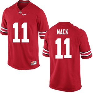 Men Austin Mack Red Ohio State Football #11 Jersey 407250-891