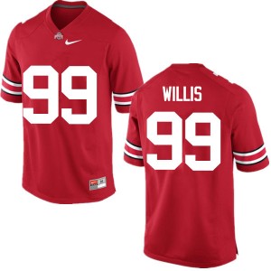 Men Bill Willis Red OSU Buckeyes Football #99 Jersey 242035-902
