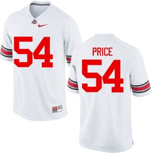 Men Billy Price White OSU Football #54 Jersey 156226-286
