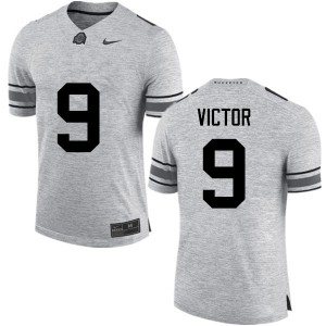 Men Binjimen Victor Gray OSU Buckeyes Football #9 Jersey 992032-135