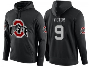 Men Binjimen Victor Black OSU Buckeyes Name-Number #9 Hoodies 559144-897