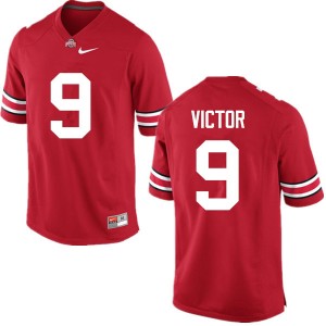 Men Binjimen Victor Red OSU Buckeyes Football #9 Jersey 925012-581