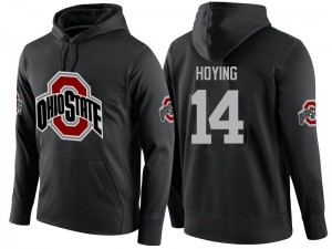 Men Bobby Hoying Black Ohio State Name-Number #14 Hoodies 347812-264