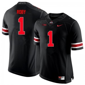 Men Bradley Roby Black Ohio State Football #1 Jersey 339517-484