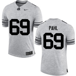 Men Brandon Pahl Gray Ohio State Football #69 Jersey 217023-738