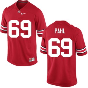 Men Brandon Pahl Red Ohio State Buckeyes Football #69 Jersey 537816-880