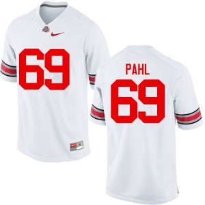 Men Brandon Pahl White Ohio State Football #69 Jersey 558445-200