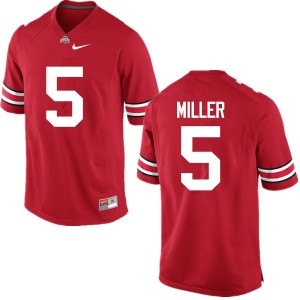Men Braxton Miller Red OSU Buckeyes Football #5 Jersey 312130-530