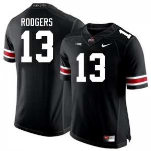 Men Bryson Rodgers Black Ohio State Football #13 Jersey 220012-385