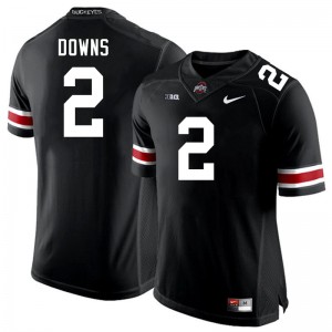 Men Caleb Downs Black Ohio State Football #2 Jersey 572695-431