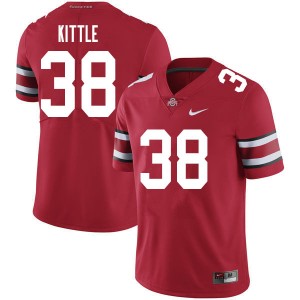 Men Cameron Kittle Red Ohio State Football #38 Jersey 629222-485
