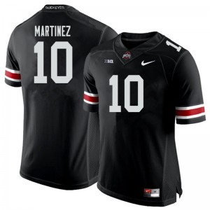 Men Cameron Martinez Black OSU Buckeyes Football #10 Jersey 397075-473