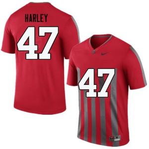 Men Chic Harley Throwback Ohio State Buckeyes Football #47 Jersey 276085-218