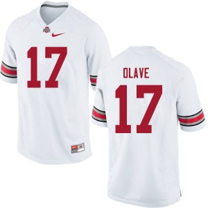 Men Chris Olave White Ohio State Buckeyes Football #17 Jersey 438449-984