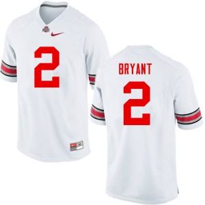 Men Christian Bryant White Ohio State Buckeyes Football #2 Jersey 633638-131