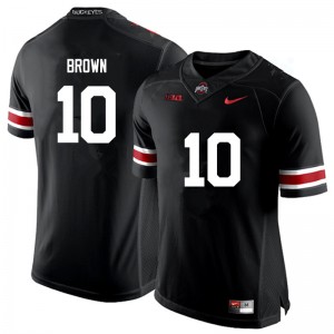 Men Corey Brown Black Ohio State Buckeyes Football #10 Jersey 904068-713
