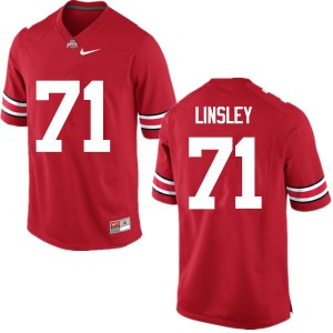 Men Corey Linsley Red Ohio State Football #71 Jersey 715538-431